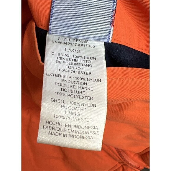 Denver Broncos Official NFL Reversible Hooded Field Jacket Mens Large Reebok - Picture 6 of 13